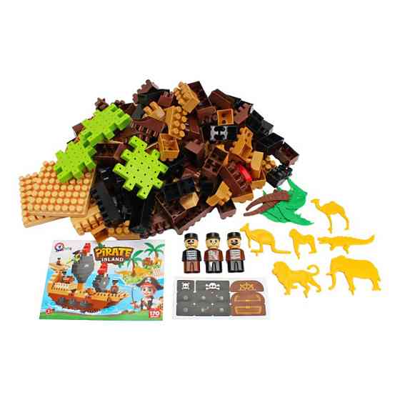 Дитячий розвиваючий конструктор "Pirate island" 2642TXK 170 деталей Вінниця