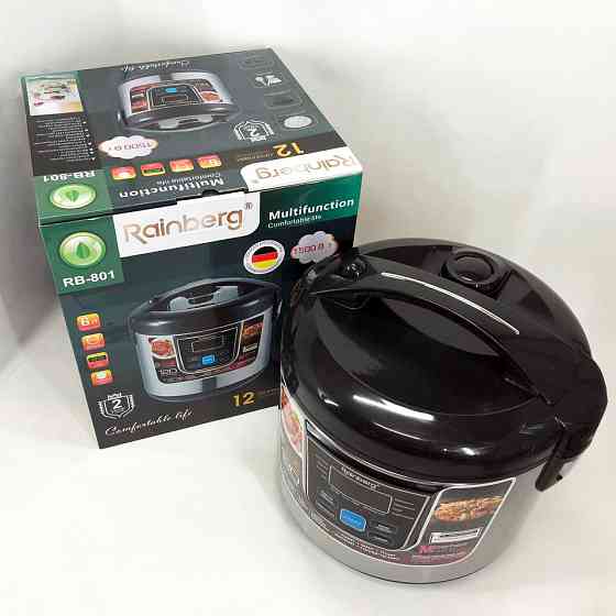 Мультиварка пароварка для будинку Rainberg RB-801 1500 Вт 6 л, Скороварка з пароваркою 5 л TD-41 Івано-Франківськ