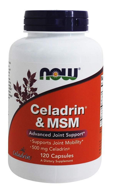 Целадрин и МСМ, Celadrin &amp; MSM, Now Foods, 120 капсул Луцьк - фото 1
