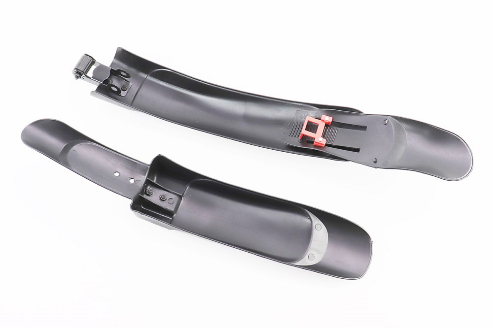 Крила пластмасові 24-26" MTB розсувні, чорні Київ - фото 2