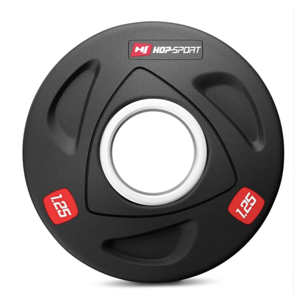Набір дисків олімпійських Hop-Sport 4 х 1,25кг Київ - фото 3