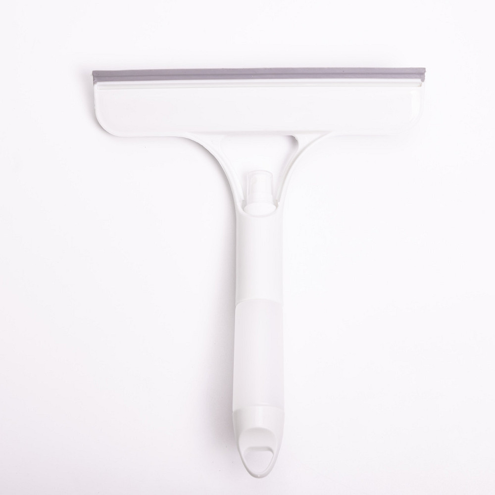 Швабра-щітка з пульверизатором і скребком для миття вікон, дзеркал та гладких поверхонь Біла HP-35015-26W Коломия - фото 2