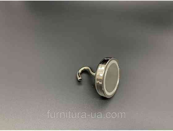 Сильний неодимовий магніт з гачком 75x18 мм до 150 кг Київ