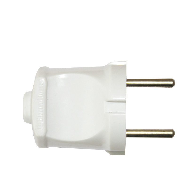 Вилка без заземления в индивидуальной упаковке, белый Днепр - изображение 1