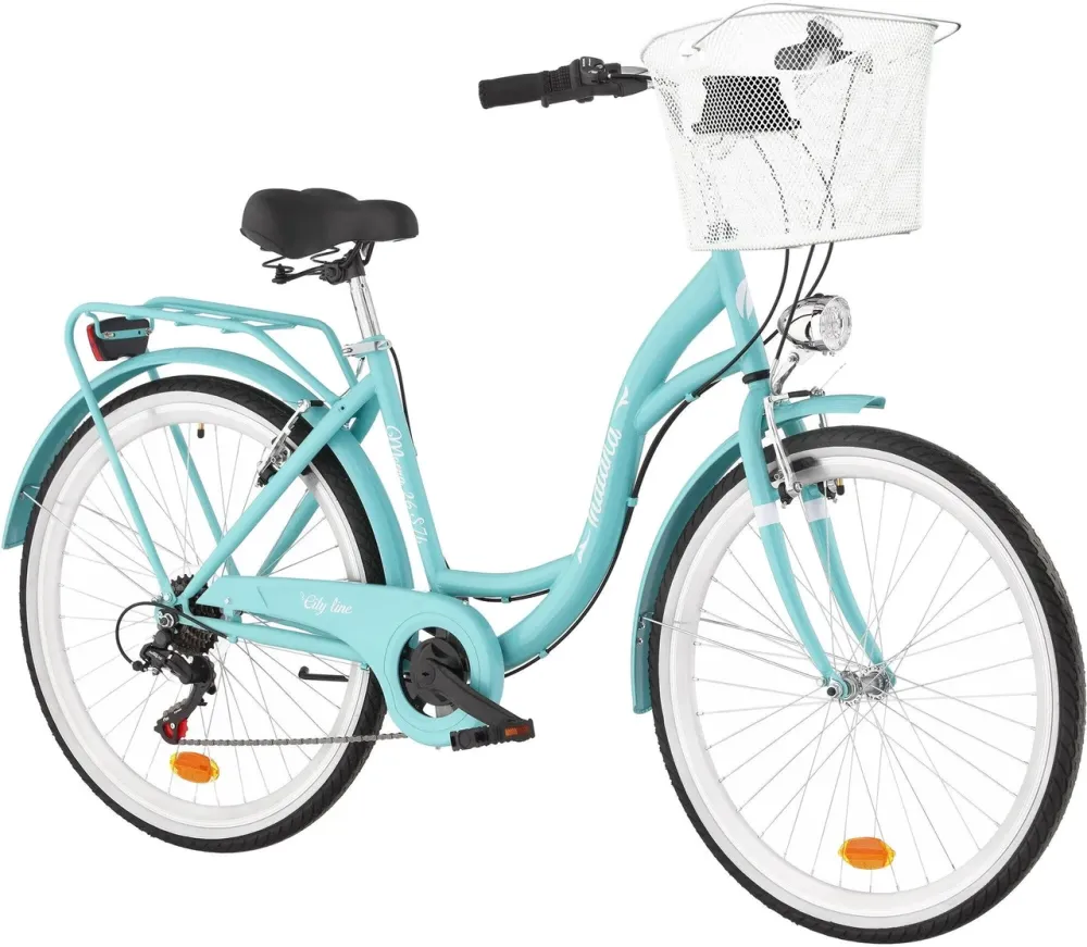 Велосипед Indiana Moena S7B Lazurowy + Koszyk 26 2023 Киев - изображение 1