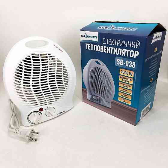 Портативный электрический мини-обогреватель SeaBreeze SB-038 2000 Вт, Мини BH-128 нагреватель воздуха Киев