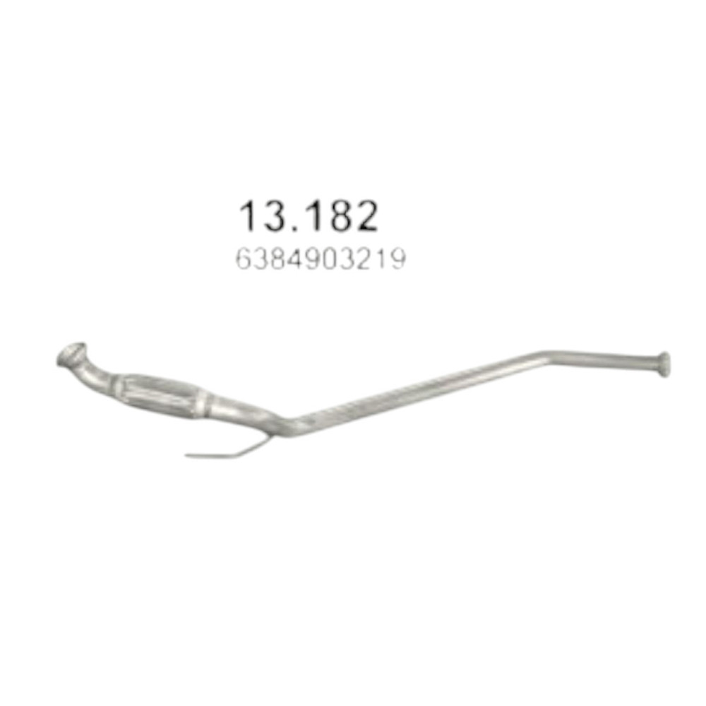 Труба Мерседес Бенс Vito 638 2.3D (штаны) приемная Мукачево - изображение 1