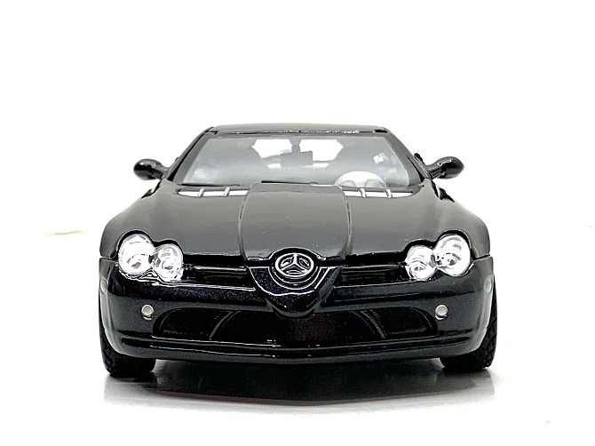 Машина Автосвіт Mercedes slr інерційна відчиняються двері капот 19см Чорний (AP-1898) Чернігів - фото 8