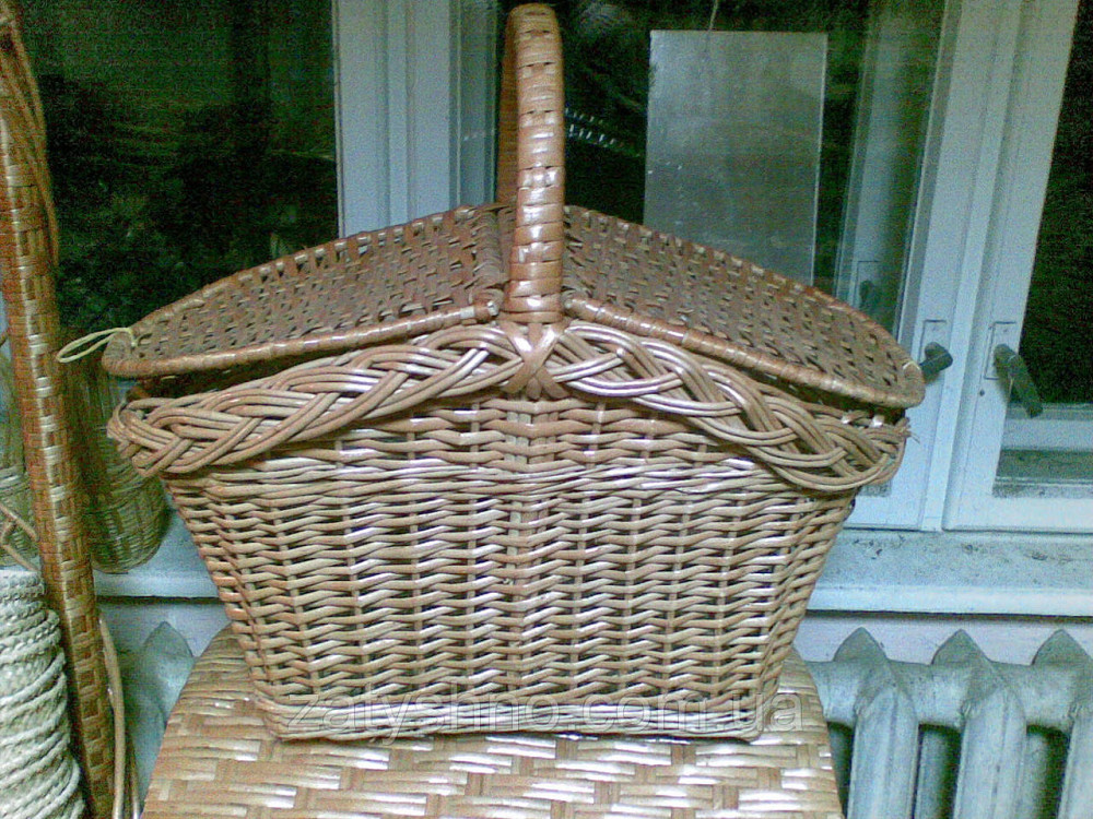 Плетеная корзина пикник овальная Киев - изображение 6