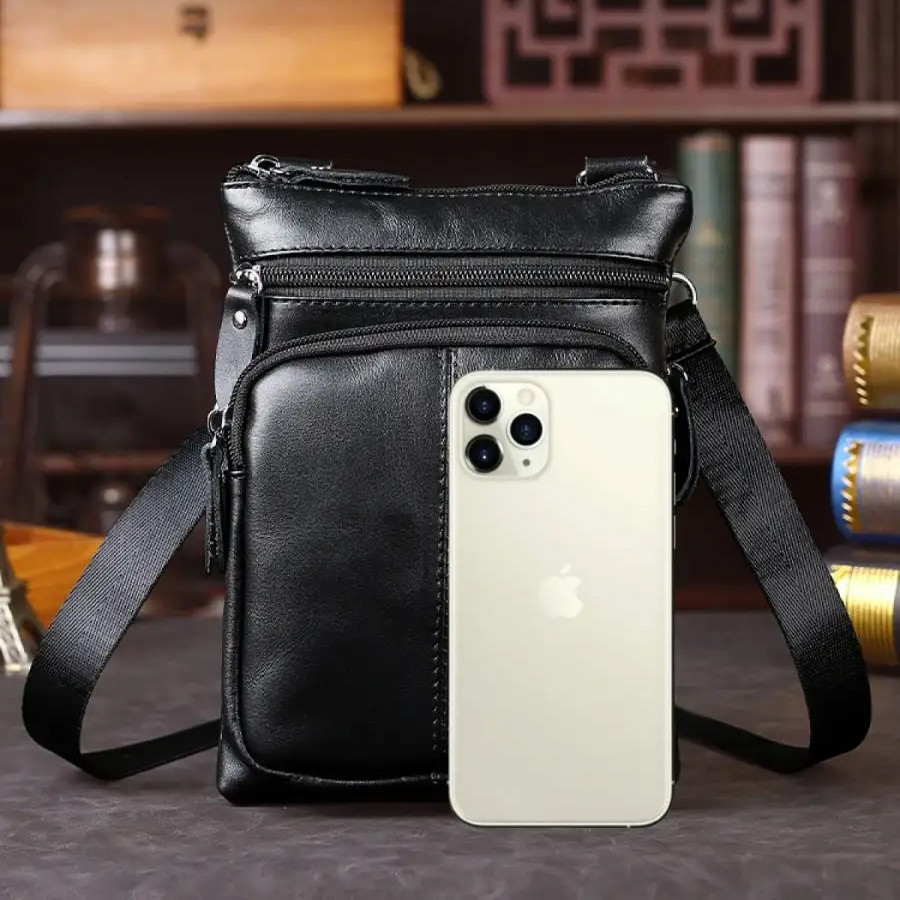 Сумка через плечо кежуал мужская, Мужская универсальная сумка на каждый день месенджер слинг EL-25 Львов - изображение 15