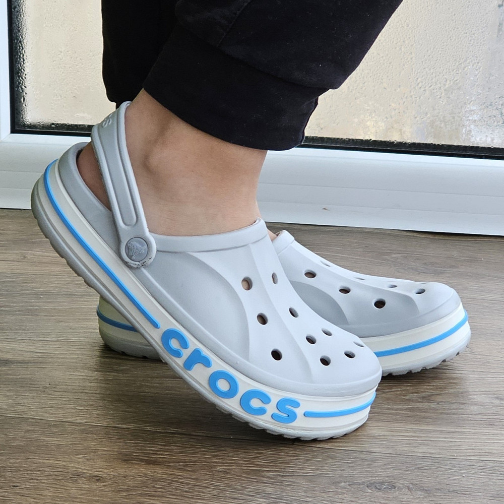 Крокси Сірі капці CROCS Шльопанці Чоловічі Жіночі (розміри: 39,40,41,42,43) Дніпро - фото 2