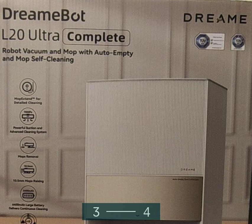 Робот -Пылесос Dreame L20 Ultra Complete ( RLX41CE) Киев - изображение 2