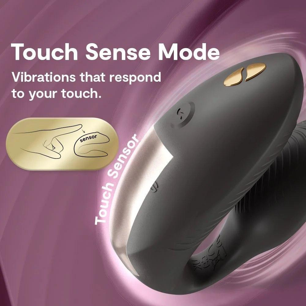 Вибратор для пар We-Vibe Chorus Pro Satin Blackс пультом и приложением, черный Sex Aura Киев - изображение 9