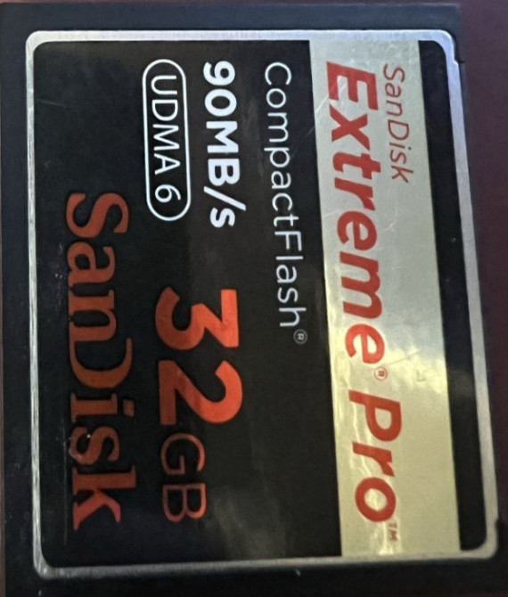 Мапа Пам'яті Compact Flash 32Gb. SanDisk Київ - фото 2