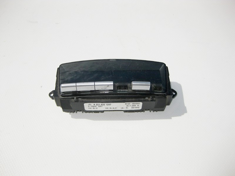 Mercedes-Benz  A2218201297 Задній блок керування кліматом, немає двох кнопок S-Class W221 Одесса - изображение 3