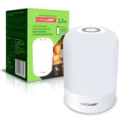 Светильник Eurolamp 2.5W 2800-6500K 1200mAh USB с аккумулятором (NL-2.5W) Винница