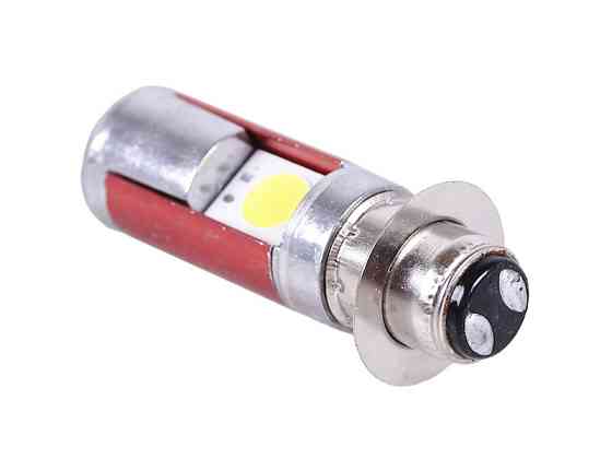 Лампа фари діодна 2 кристали 1 вусик П15Д-25-1 12В 35/35W — LED — АМ Вінниця