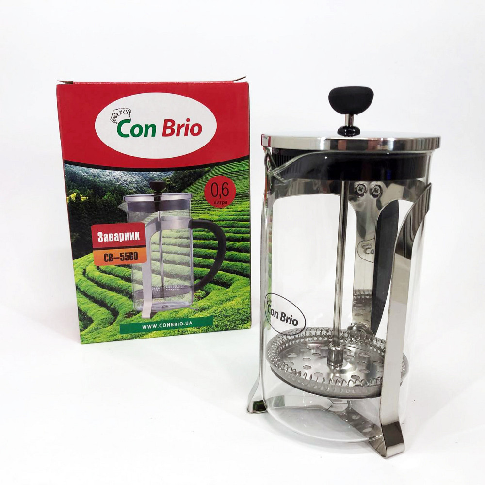 Френч-пресс красивый Con, Френч-пресс из хорошего материала, Эксклюзивные заварочные чайники WO-94 Львов - изображение 9