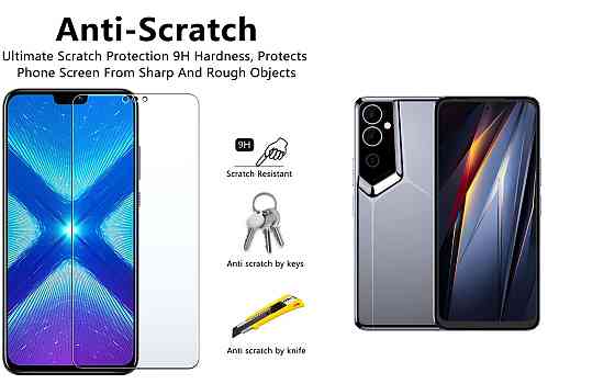 Защитное стекло NeoGlass для Tecno POVA Neo 2 LG6n – ультрапрозрачное и устойчивое Киев