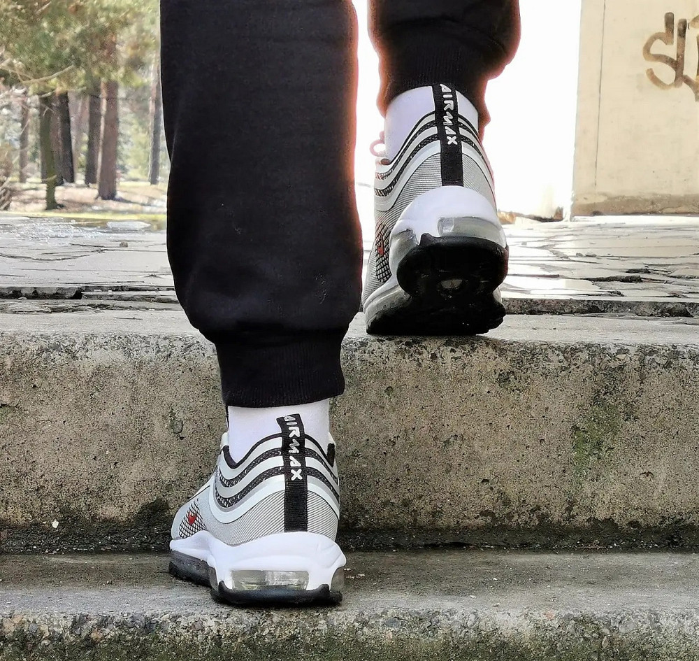 Мужские Кроссовки Nike 97 Серые Найк с Рефлективом (размеры: 43,44) Видео Обзор Днепр - изображение 3