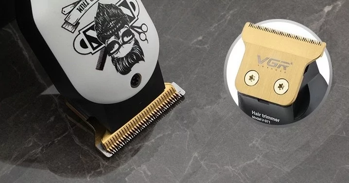 Аккумуляторная машинка для стрижки волос VGR V-971 с дисплеем (4 насадки) Винница - изображение 5