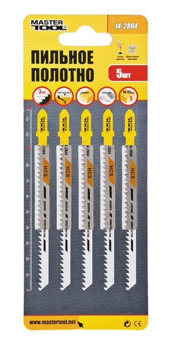 MASTERTOOL Полотно пильне для лобзика MASTERTOOL T301CD 5 шт дерево/пластик чистий прямий різ 8 Коломыя - изображение 4