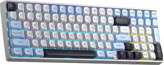 Клавіатура бездротова Aula S100pro Brown Switch White/Black (6948391205755) ( 11048 ) Харьков