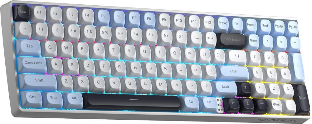 Клавіатура бездротова Aula S100pro Brown Switch White/Black (6948391205755) ( 11048 ) Харків - фото 3