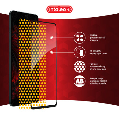 Скло захисне Intaleo Full Glue Oppo A58 4G Black (1283126583490) Вінниця - фото 7