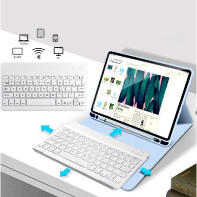 Чохол до планшета BeCover with keyboard Apple iPad Pro 13&quot; M4 2024 Light Blue (713005) Вінниця - фото 7