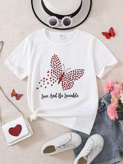 Футболка женская с принтом  46 Белая 2664084936 Днепр - изображение 1