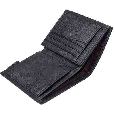 Гаманець Vintage Шкіряний Чорний (14598) Вінниця