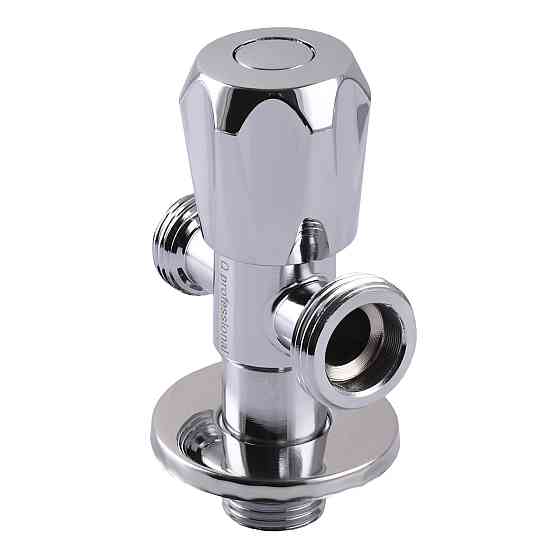 Кран вентильний кутовий Professional 1/2″X1/2″X3/4″ NV-QP555 (000021971) Київ