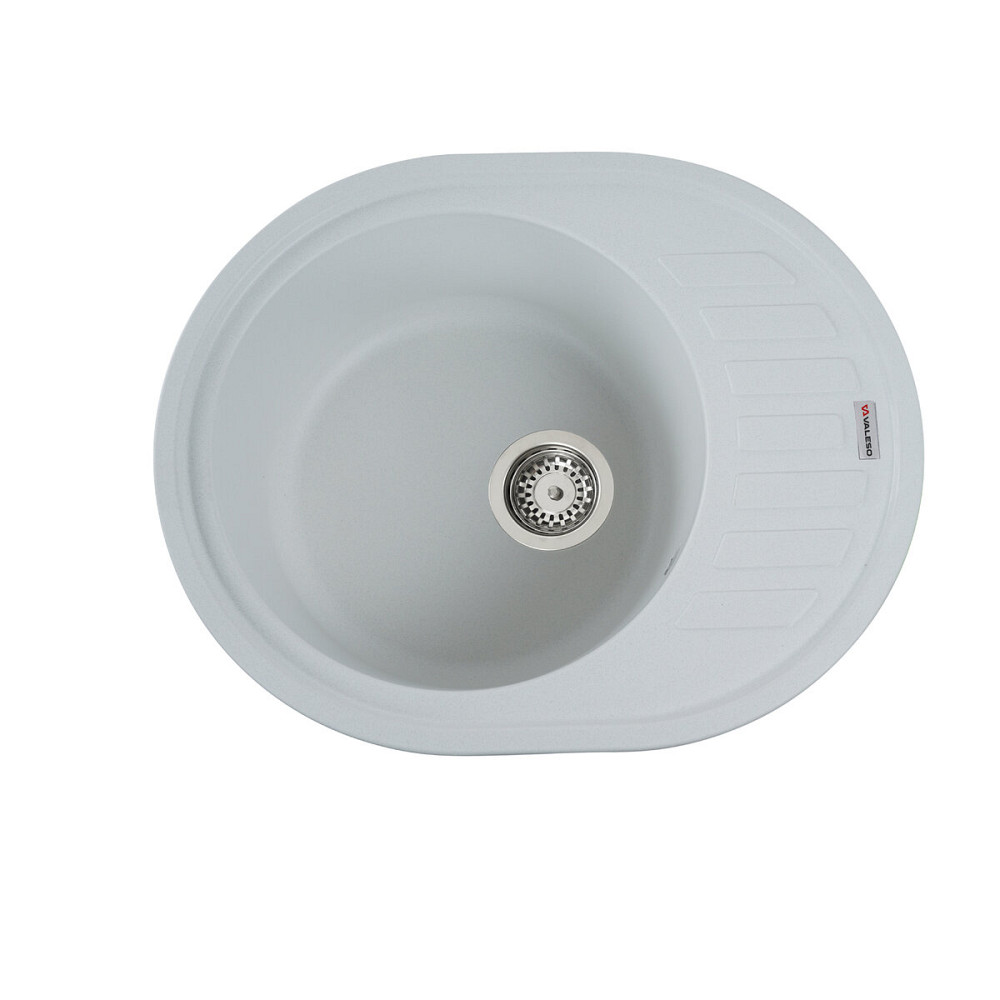 VALESO Гранітна мийка для кухні VALESO SOUL 6250 матова Білосніжна Київ - фото 1