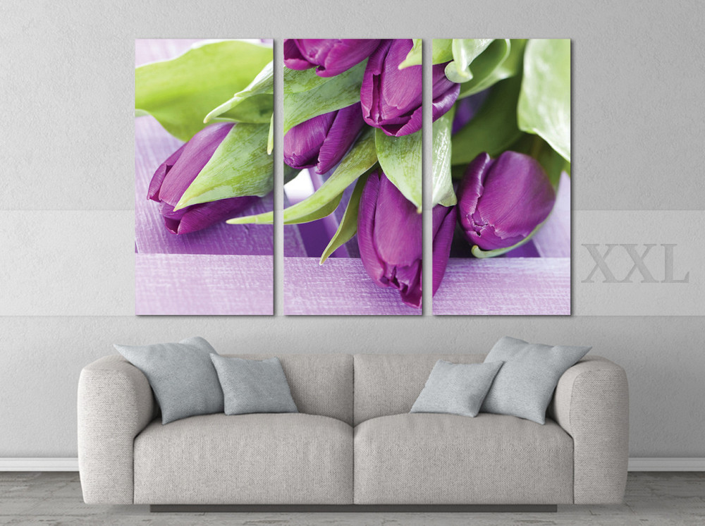 Модульная картина Цветы Тюльпаны Art-7_XXL Киев - изображение 2