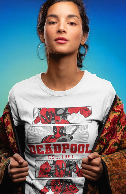 Футболка з аніме принтом Суперхеро Біртхдай Суперхеро Гіфт оверсайз (S/M/L) Чорний AnimeJ1070 Дніпро - фото 3