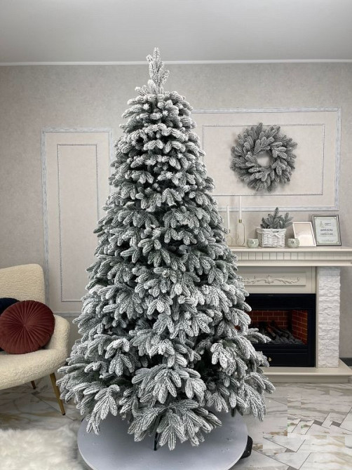 Лита штучна ялинка Преміальна (висота - 1.50 м) Засніжена Вінниця - фото 1