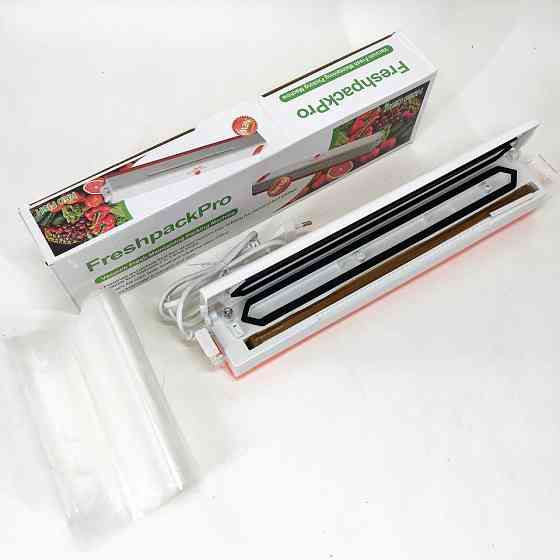 Вакууматор-упаковочная машина Freshpack Pro оранжевый, Бытовой кухонный вакууматор AP-80 Львов