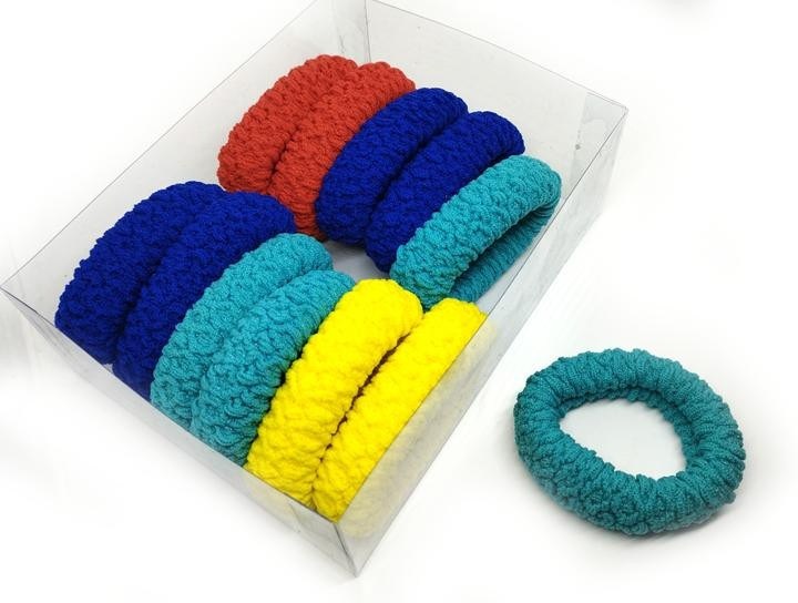 Резинки для волос большие якрие 12 шт Киев - изображение 1