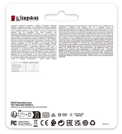 Flash Drive Kingston DT SE9 G3 64GB USB 3.2 Gold (DTSE9G3/64GB) (6962751) Київ - фото 6