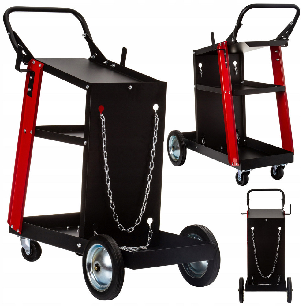 Сварочная тележка на колесах для баллона и аксессуаров Mar-Pol (M66610R) Нововолынск - изображение 1