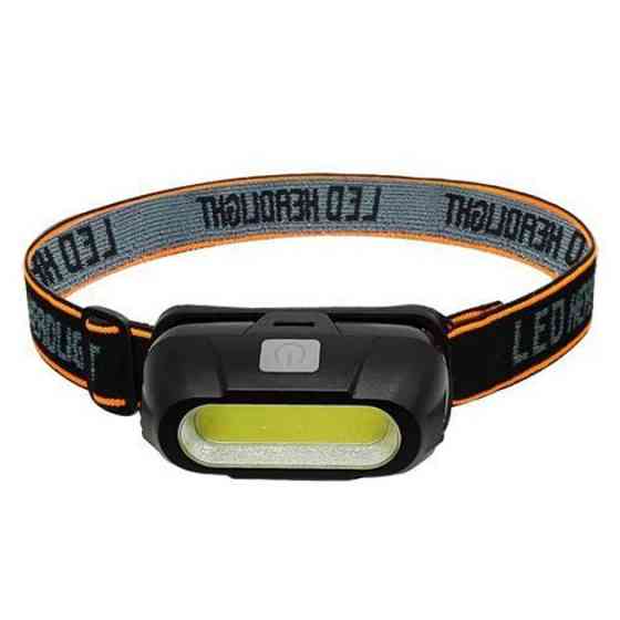 Led ліхтар на голову KX-213-COB, Тактичний налобний ліхтар на акумуляторі, Ліхтарик побутовий налобний FJ-36 Львів