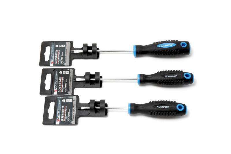 Викрутка магнітна «Profi» S2 SL4.0х100мм, на пластиковому тримачі Одеса - фото 1