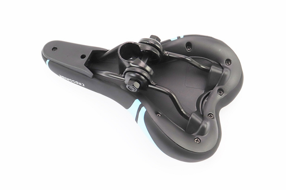 Сидіння MTB 240x140мм, чорно-синьо-біле BSK-901-В Киев - изображение 2