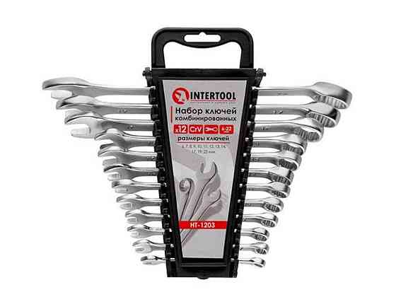 Набір ключів комбінованих, 12шт. 6-22мм HT-1203 ТМ INTERTOOL   Solmir Київ