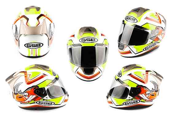 Шлем-интеграл (mod:G346) (size:L, белый) GSB Мукачево