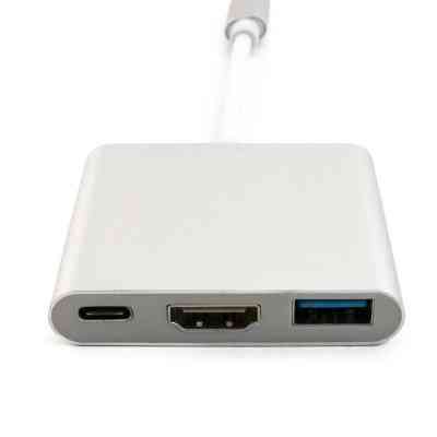 Порт-реплікатор Extradigital USB Type-C to HDMI/USB 3.0/Type-C (0.15m) (KBH1691) Вінниця