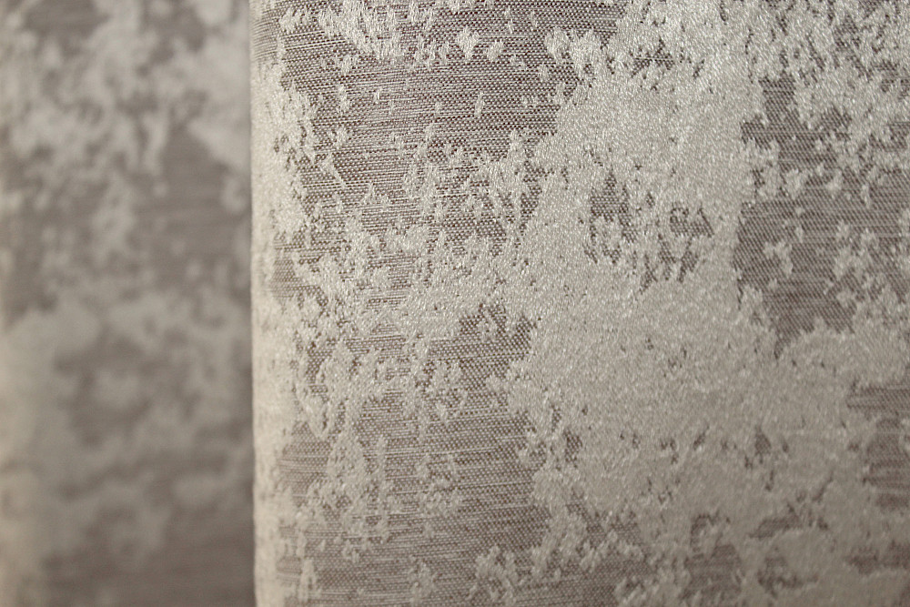 Комплект коротких штор VR-Textil Жаккард Sultan YL № 1206ш Серо-бежевый 130х170 см 2 шт (35-0089) Киев - изображение 6