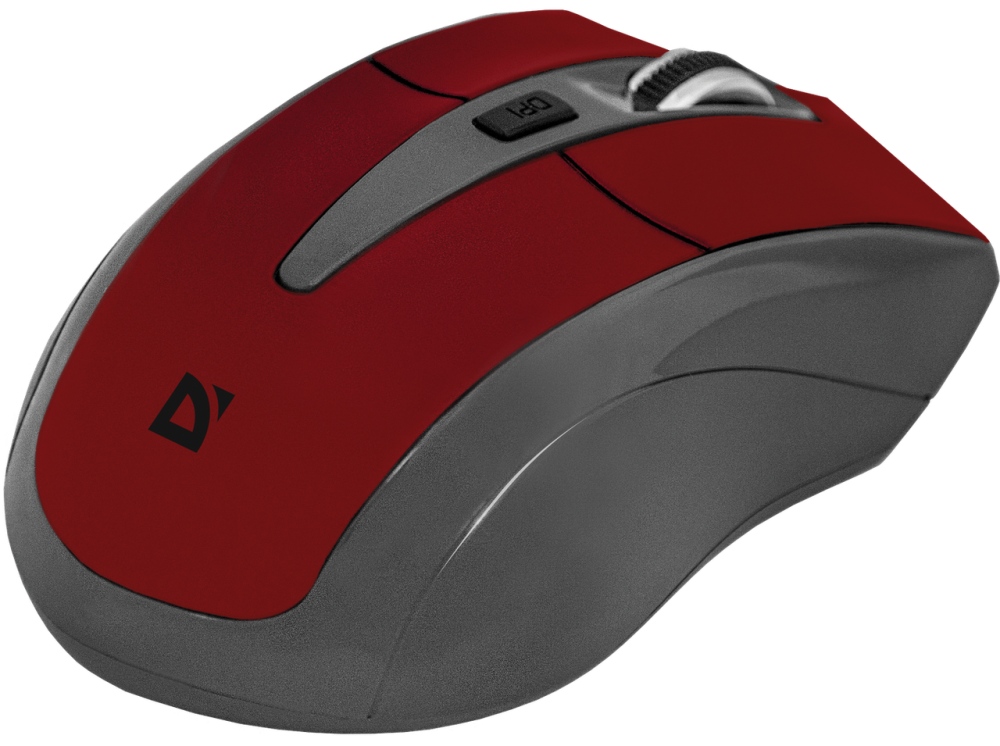 Миша Defender Accura MM-965 Wireless Red (52966) (6294157) Київ - фото 3