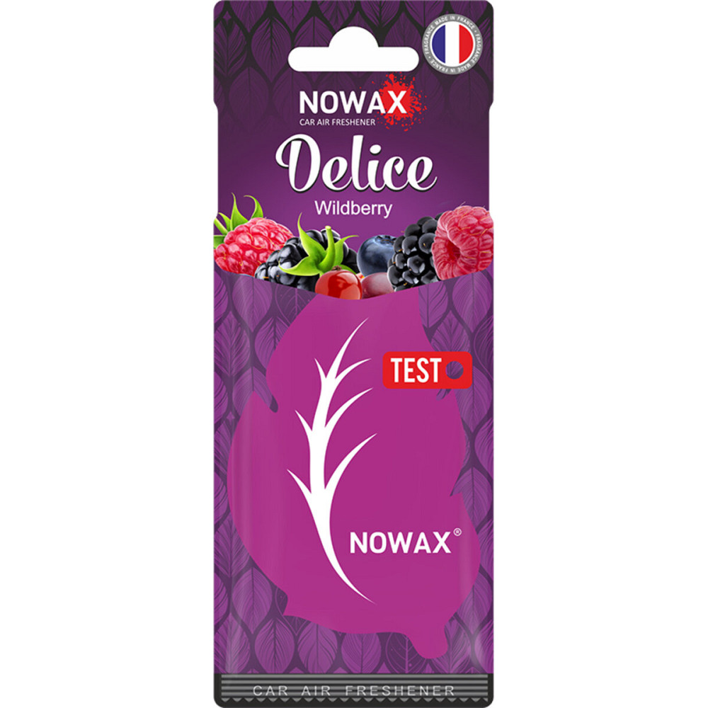 Ароматизатор повітря целюлозний Nowax серія Delice - Wildberry Киев - изображение 1